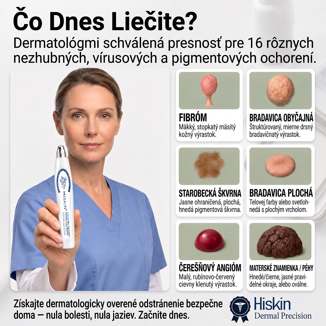 🌟HISKIN®👩‍⚕️ BOTANICKÝ – GUMA NA ŠTÍTKY A ŠKVRNY – Bezbolestná starostlivosť o pokožku bez jaziev s pokročilým guľôčkovým aplikátorom
