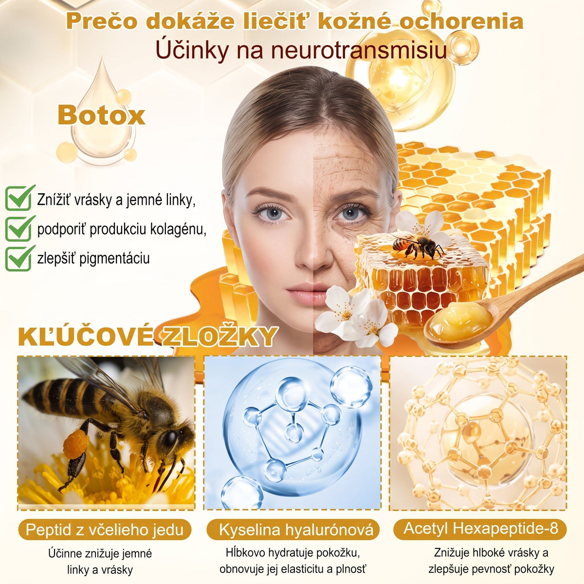 ✨ 🔥 VLSVLS® Včelí jed regeneračný krém na pokožku 🔥 Vyvinuté na Slovensku, vyrobené a dodávané zo Slovenska
