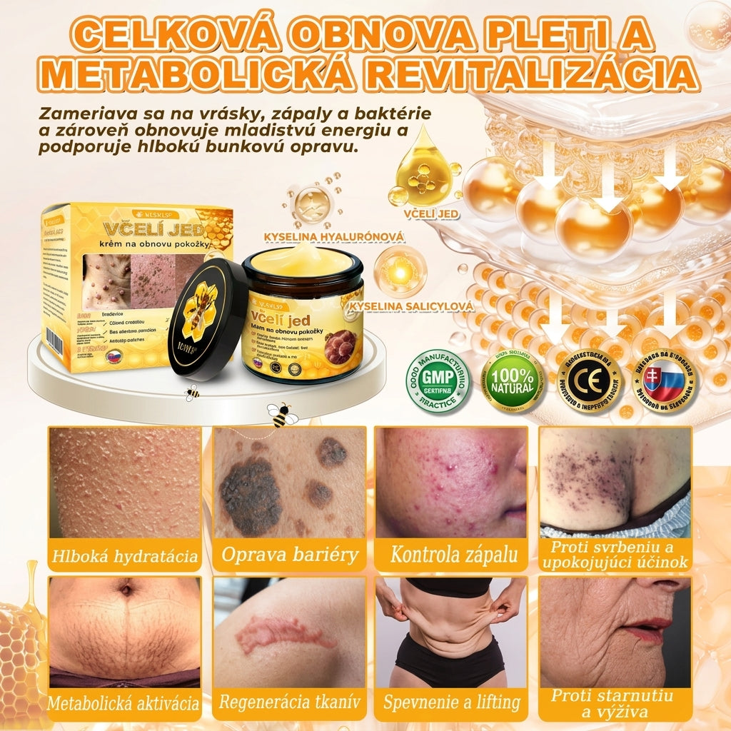 ✨ 🔥 VLSVLS® Včelí jed regeneračný krém na pokožku 🔥 Vyvinuté na Slovensku, vyrobené a dodávané zo Slovenska