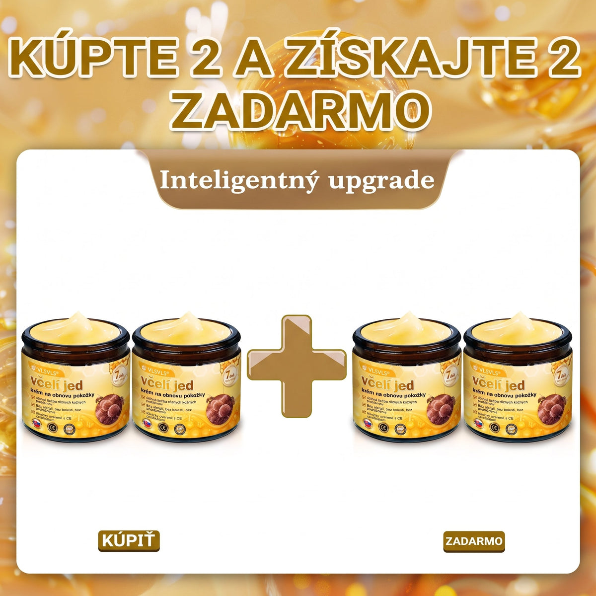 ✨ 🔥 VLSVLS® Včelí jed regeneračný krém na pokožku 🔥 Vyvinuté na Slovensku, vyrobené a dodávané zo Slovenska
