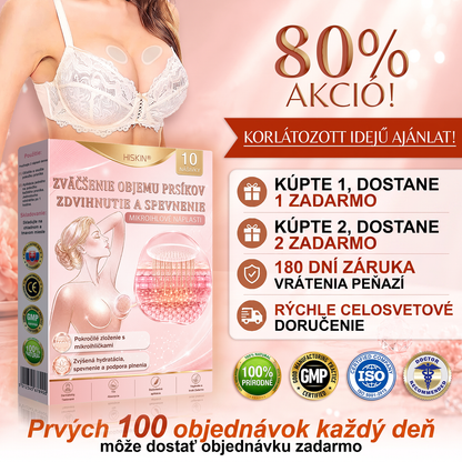 💜HISKIN® Náplasti s mikroihličkami na zväčšenie objemu, spevnenie a lifting poprsia