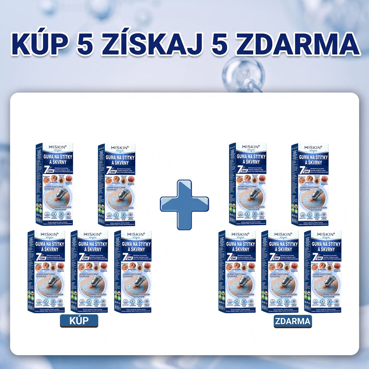 🌟HISKIN®👩‍⚕️ BOTANICKÝ – GUMA NA ŠTÍTKY A ŠKVRNY – Bezbolestná starostlivosť o pokožku bez jaziev s pokročilým guľôčkovým aplikátorom