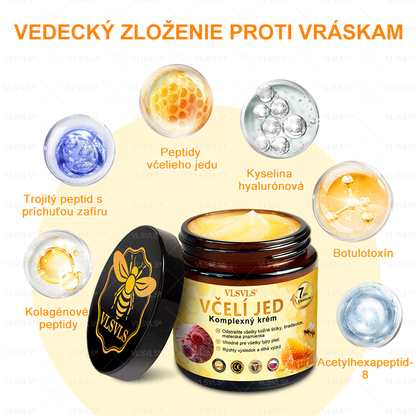 👩‍⚕️ VLSVLS® Komplexný krém s včelím jedom – POSLEDNÝ DEŇ: Zľava 80 %! (ochabnutá pokožka, jemné vrásky, strata pevnosti, ploché poprsie, ovisnuté boky a ďalšie)