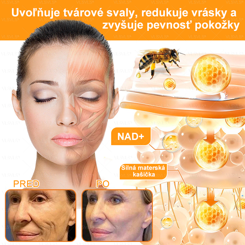 👩‍⚕️ VLSVLS® Komplexný krém s včelím jedom – POSLEDNÝ DEŇ: Zľava 80 %! (ochabnutá pokožka, jemné vrásky, strata pevnosti, ploché poprsie, ovisnuté boky a ďalšie)